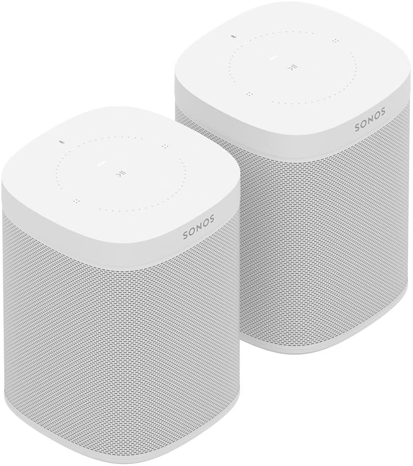 Sonos One (Gen 2) - Voice Controlled Smart Speaker with Amazon Alexa Built-in (White)