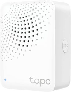 TP-Link Tapo Smart Hub with Built-in Chime, REQUIRES 2.4GHz Wi-Fi, Reliable Long-Range Connections with Tapo Sensors, Sub-1G Low-Power Wireless protocol, Connect with up to 64 smart devices. Tapo H100