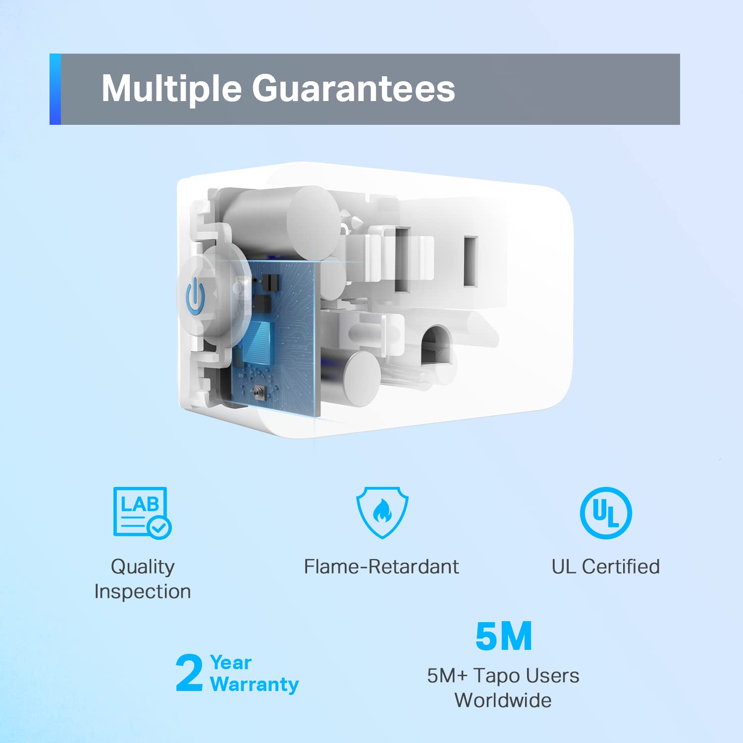 TP-Link Tapo Smart Plug Mini 15A, Smart Home Wi-Fi Plug, Super Easy Setup, Compatible with Alexa & Google Home, No Hub Required, UL Certified, 2.4G WiFi Only, White, Tapo P105(4-Pack)