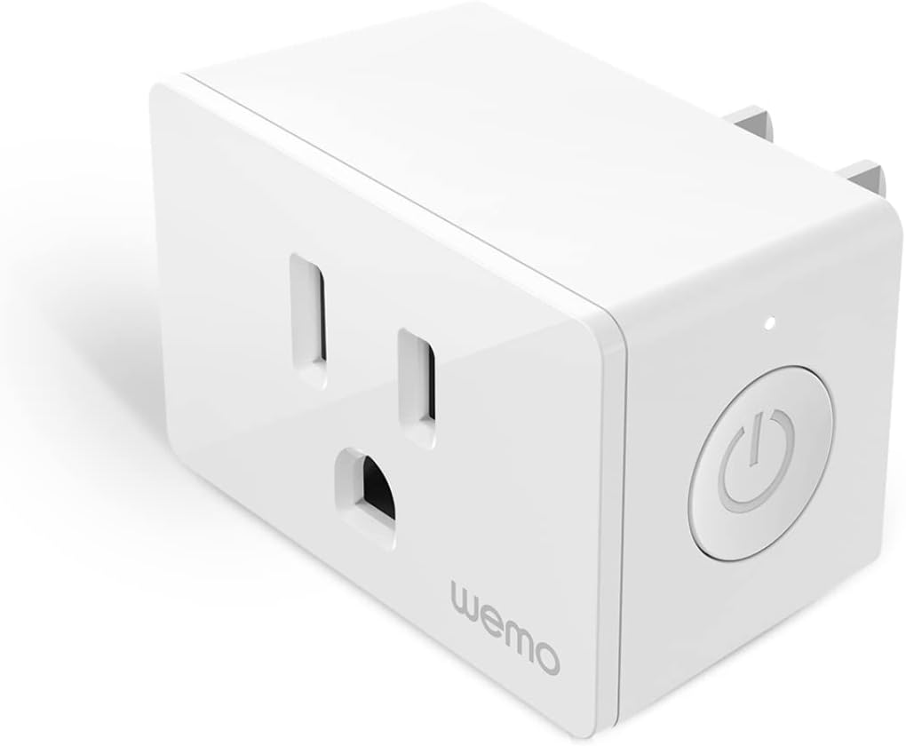 Wemo Mini Smart Plug, WiFi Enabled, Works with Alexa, Google Assistant & Apple HomeKit