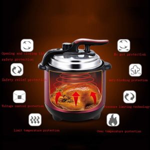 WETYG Electric Pressure Cooker Pot Microcomputer Smart Home High Pressure Pot Rice Cooker Slow Cooker ( Size : 3L )