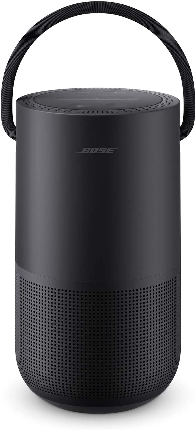 Bose Portable Smart Speaker — Wireless Bluetooth Speaker with Alexa Voice Control Built-In, Black (Renewed)