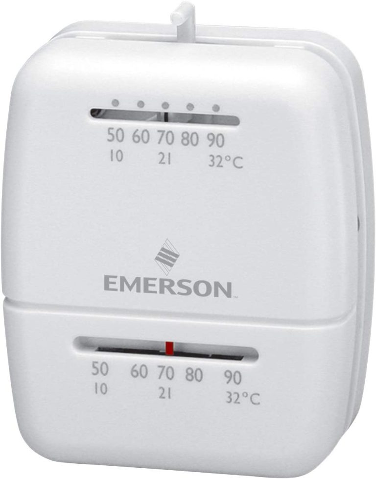 Emerson 1C20-102 Gas, Oil And Electric Thermostat, White