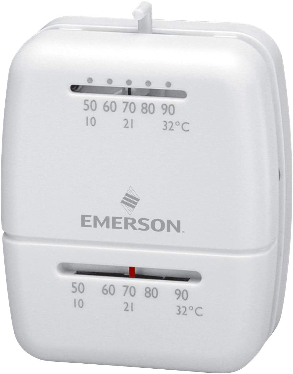 Emerson 1C20-102 Gas, Oil And Electric Thermostat, White