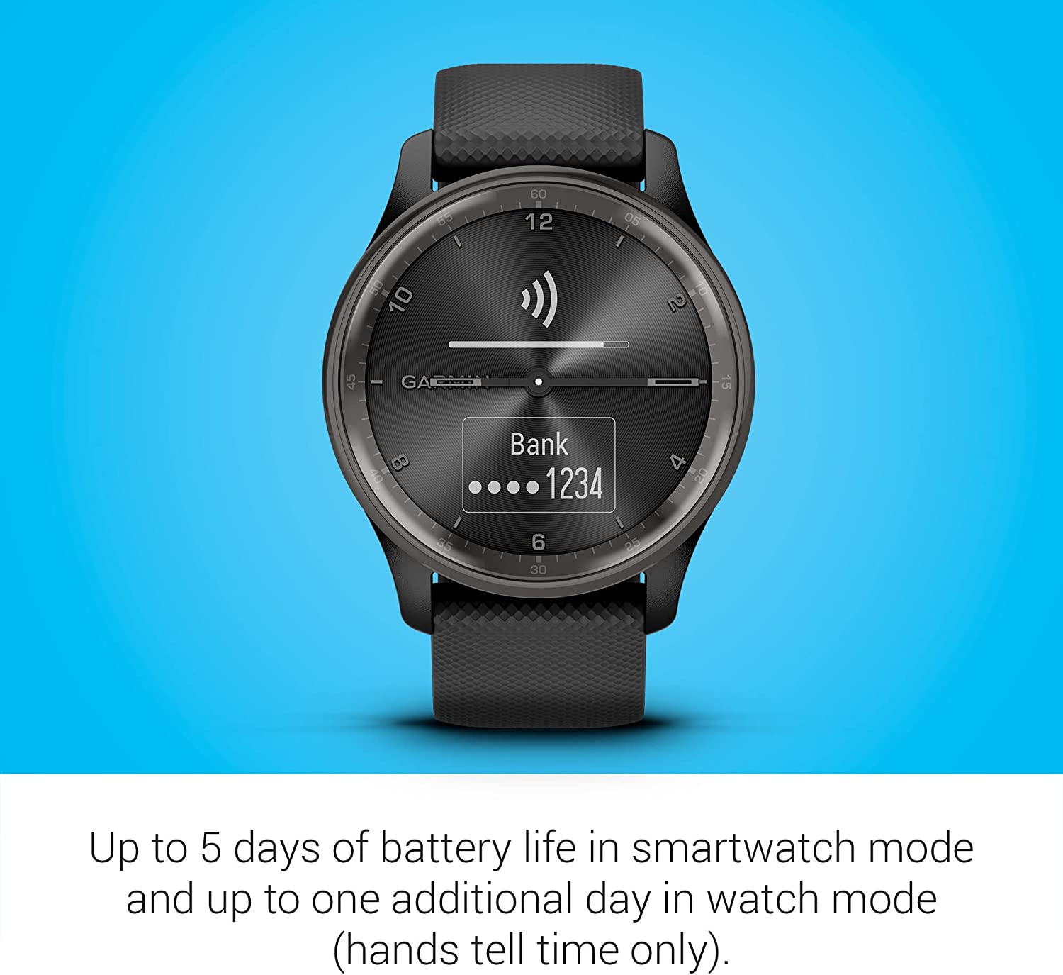 Garmin vívomove Trend, Stylish Hybrid Smartwatch, Long-Lasting Battery Life, Dynamic Watch Hands and Touchscreen Display, Ivory