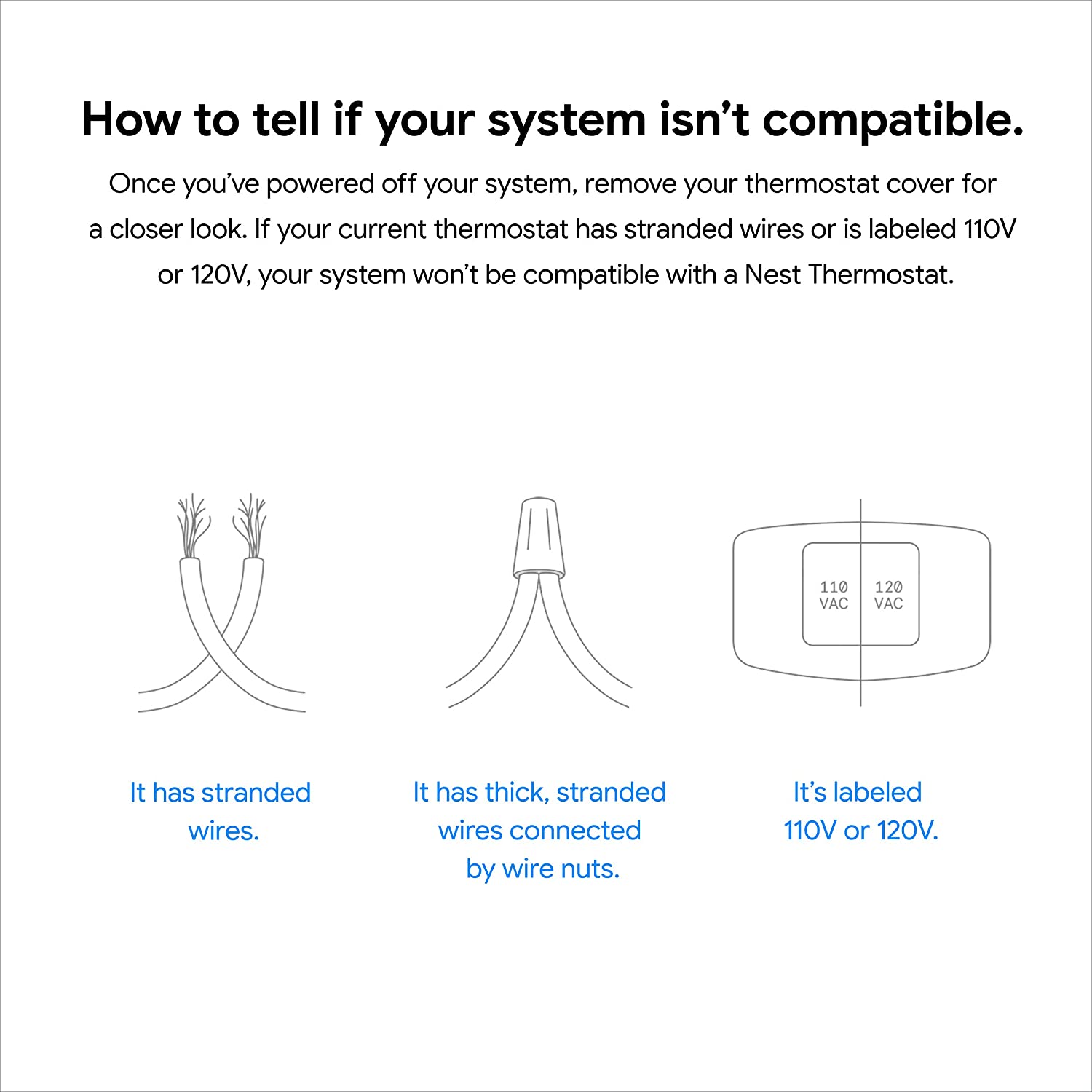 Google Nest Thermostat - Smart Thermostat for Home - Programmable Wifi Thermostat - Fog