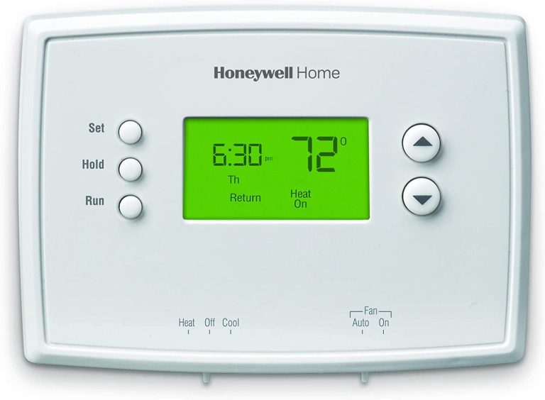 Honeywell Home RTH2410B1019 RTH2410B Programmable Thermostat, White (Renewed)
