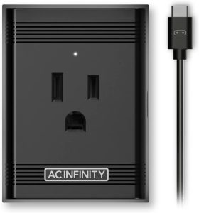 AC Infinity UIS Control Plug, Socket Adapter to Connect UIS Smart Controllers to Outlet Devices