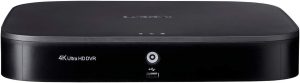 Lorex D841A82B Series 8 Channel 4K HD 2TB Analog HD Security System DVR with Advanced Motion Detection Technology and Smart Home Voice Control, Black