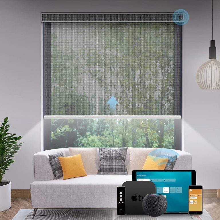 SmartWings Motorized Roller Shade Fabric Sample, Cordless Wireless Remote Control Roller Blinds for Smart Home and Office, Multi-Color
