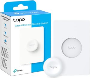 TP-Link Tapo Smart Button | Remote Dimmer Switch | Wireless Control of Tapo Smart Devices | 3-Way Control | Tap & Rotate | Tapo HUB Required | 1 Year+ Battery Life | (Tapo S200D)