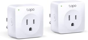 TP-Link Tapo Smart Plug Mini, Smart Home Wifi Outlet Works with Alexa Echo & Google Home, No Hub Required, New Tapo APP Needed (P100 2-pack)