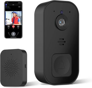 2023 Smart Wireless Video Doorbell Camera, Newest in 2023, Human Detection, Night Vision, Cloud Storage, Home Real Time Alarm, 2K HD, Easy Installation