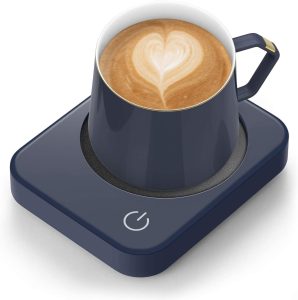 Smart Mug Warmer, ANBANGLIN Coffee Mug Warmer for Desk with Auto Shut Off, Coffee Cup Warmer for Coffee Milk Tea, Candle Warmer (Pink-NO Mug)