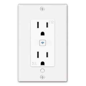 Smart Outlet in-Wall - Smart Electrical Outlet That Work with Alexa, Google Home, 15 Amp, No Hub Required, ETL & FCC Certified, 2.4G WiFi Only (4 Pack)