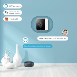 Vine Wi-Fi 7day & 8 Period Programmable Smart Home Thermostat - Wi-Fi TJ-919E, Compatible with Alexa & Google Assistant - 6th Gen…