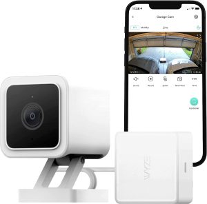 Wyze Smart Garage Door Opener w/built-in HD Video, Remotely Authority Garage Door, 1080p HD Video w/Color Night Vision, Two-Way Audio