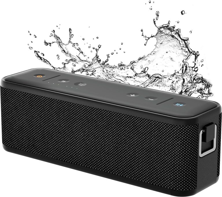 GEEKTOP Bluetooth Speakers, Portable Bluetooth Speaker, IP67 Waterproof, HD Sound, 10H Playtime, Bluetooth 5.1, Lightweight Portable Wireless Speaker for Home, Outdoor, Party, Camping