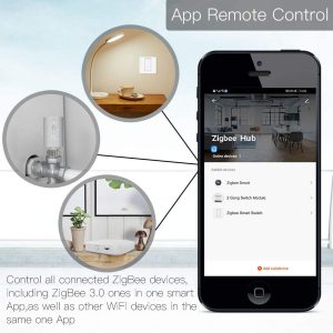 MOES ZigBee & Bluetooth & Mesh Gateway, Tuya Wireless Smart Home Bridge Hub, Only Support Tuya Smart Device Work with Smart Life/MOES App