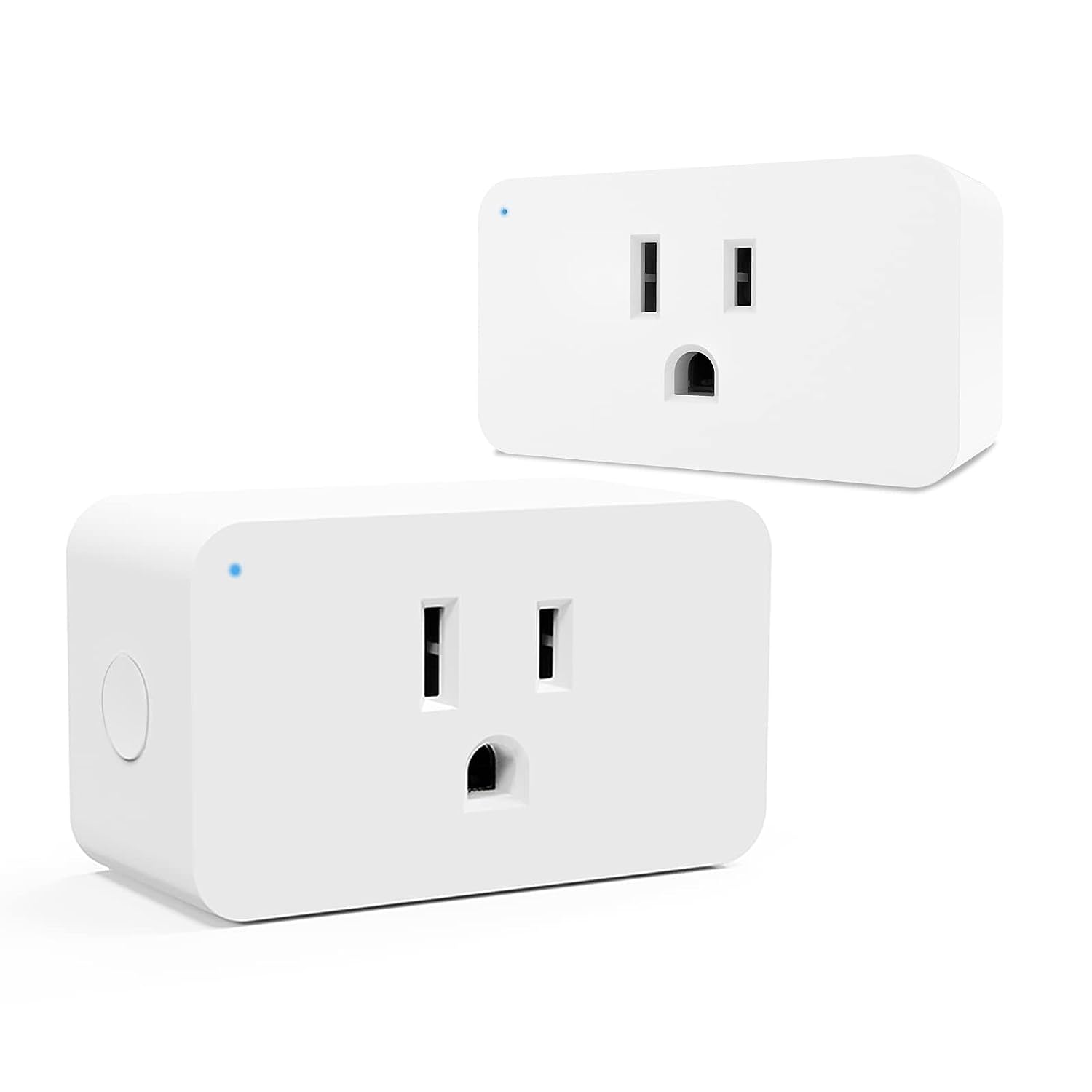 New One Smart Plug 4 Pack, 2.4G WiFi Smart On/Off Outlet 15A and max 1875W, Voice Control, App Remote Control, Smart Plugs That Work with Alexa, Google Assistant and Smart Life, FCC & ETL Listed