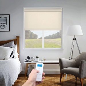 Rollerhouse 12V DIY Electric Roller Blinds/Shades with 25mm Remote Tubular Motor for Smart Blinds Kit Compatible 1-1/4"(32mm) Tube