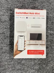 SwitchBot Hub Mini Smart Remote - IR Blaster, Link SwitchBot to Wi-Fi (Support 2.4GHz), Control TV, Air Conditioner, Compatible with Alexa, Google Home, IFTTT