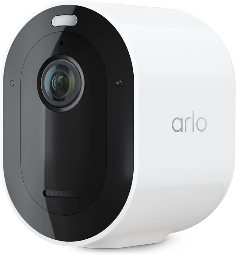 Arlo Pro 4 Spotlight Camera – 1 Pack – Wireless Security, 2K Video & HDR, Color Night Vision, 2 Way Audio, Wire-Free, Direct to WiFi No Hub Needed, White – VMC4050P