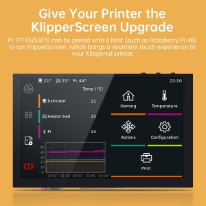 BIGTREETECH Upgrade PITFT50 V2.0 Graphic Smart Display DSI Interface 5 inch LCD Touch Screen Suitable for Raspberry Pi