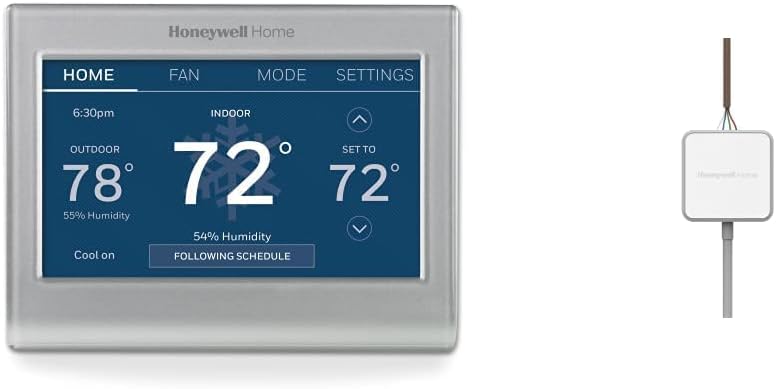 Honeywell Home RENEWRTH9585WF Wi-Fi Smart Color Thermostat (Renewed)