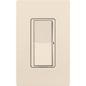 Lutron Claro Smart Switch for Caséta Smart Lighting, for On/Off Control of Lights or Fans | Neutral Wire Required | DVRF-5NS-BL| Black