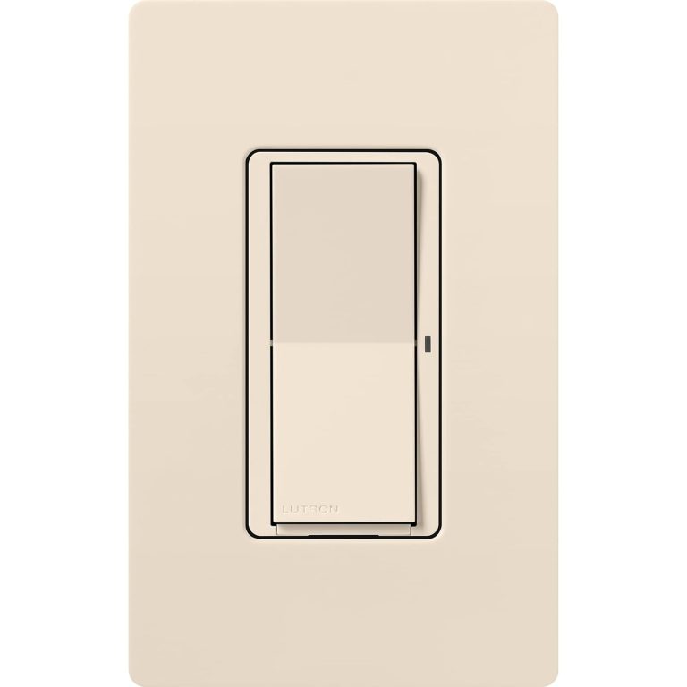 Lutron Claro Smart Switch for Caséta Smart Lighting, for On/Off Control of Lights or Fans | Neutral Wire Required | DVRF-5NS-BL| Black