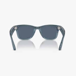 Ray-Ban Meta - Wayfarer (Standard) Smart Glasses - Matte Black, Clear to G15 Green Transitions