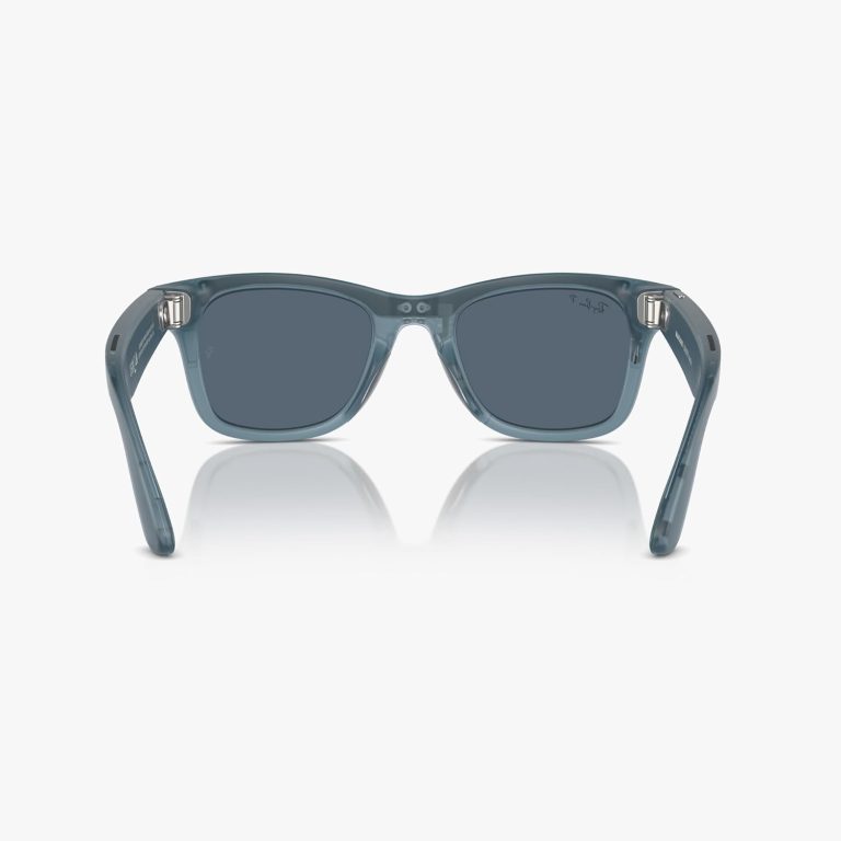 Ray-Ban Meta – Wayfarer (Standard) Smart Glasses – Matte Black, Clear to G15 Green Transitions