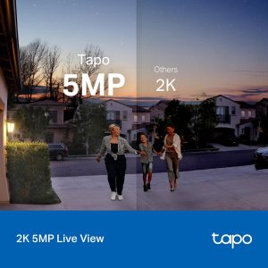 TP-Link Tapo Smart Video Doorbell Camera Wired, 2K Resolution, Color Night Vision, 180° Ultra-Wide FOV, 2-Way Audio, Free AI Detection, Cloud & SD Card Storage, Works w/Alexa & Google Home(Tapo D130)
