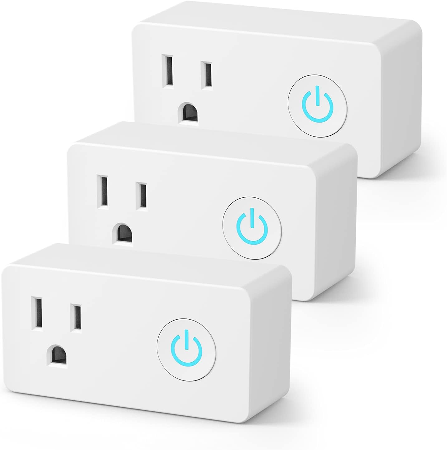 BN-LINK Smart Wi-Fi Plug Outlet Compatible with Alexa, Echo & Google Home, Remote Control, Timer Function, No Hub Required, 2.4G WiFi Only (4 Pack)