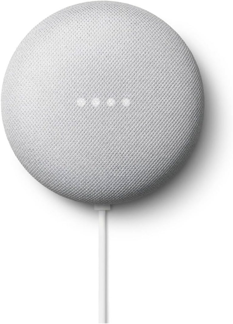 Google Nest Mini 2nd Generation Smart Speaker with Google Assistant – Chalk (Renewed)