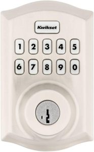 Kwikset Home Connect 620 Keypad Connected Smart Lock with Z-Wave Technology Featuring SmartKey Security in Satin Nickel