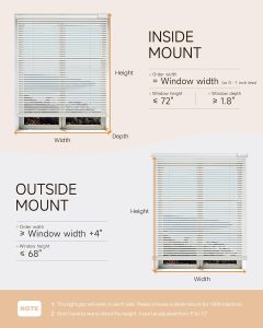 JaeJaes Motorized Blinds with Remote Control, PVC Rechargeable Electric Blinds for Windows Light Filtering Horizontal Blinds for Home Office, 23″ W x 72″ H, White