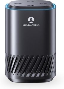 OMMC AI Smart Speaker with ChatGPT & Alexa, Dual AI Assistants, Tarot Reading, Language Learning, Smart Home Control, Privacy Protection
