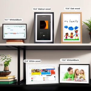 10.1”All-in-one Smart Display with Anti-Glare Touchscreen | Google Digital Calendar,Voice Assistant&Home hub | Wall-Mount Digital Picture Frame | Portable TV | Install Google Play Apps