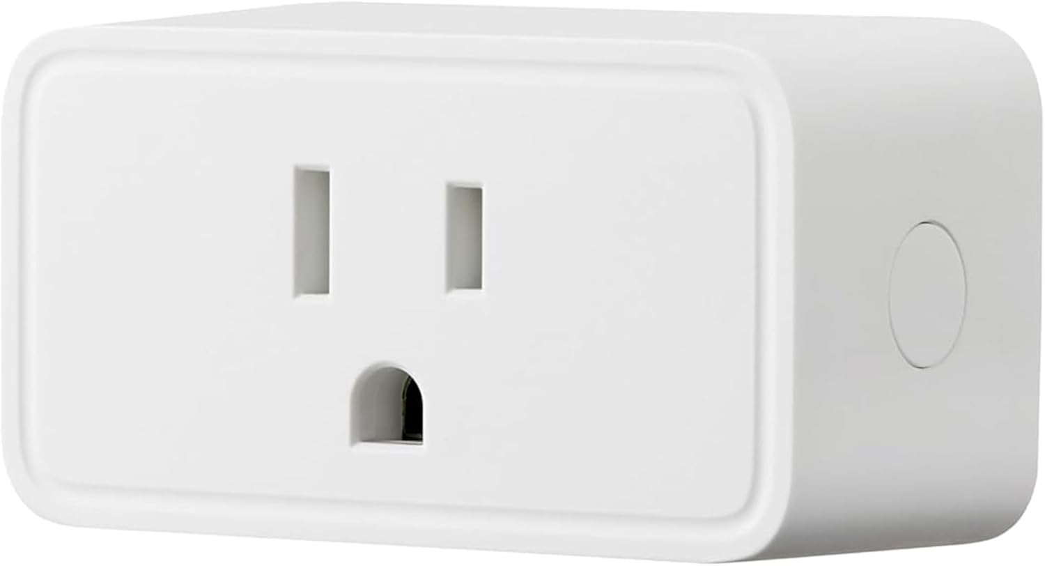 Amazon Basics Smart Plug, Works with Alexa Only, 2.4 GHz Wi-Fi, No Hub Required, 4-Pack, White