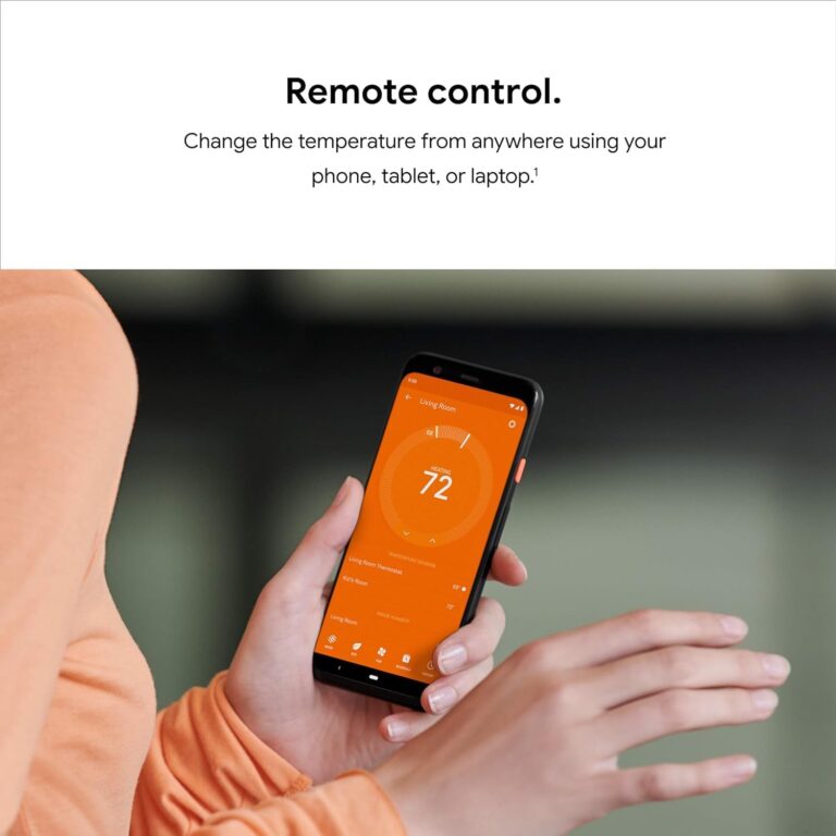 Google Nest Learning Thermostat – 3rd Gen – Programmable Smart Thermostat for Home – Compatible with Alexa (Stainless Steel)