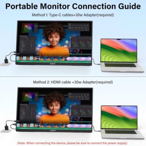 InnoView 23.8 Inch 2K 100Hz Large Portable Monitor ∆