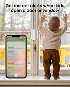 Alarm System for Home Security, WiFi Wireless Home Alarm System with 7 IN Touchscreen Alarm Siren, Door Window Sensor, Motion Detector, Remotes Work with Alexa & Google for House, Apartment, Warehouse