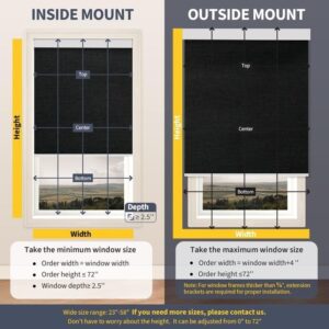 Motorized Blinds with Remote, [Free Solar Panels] Cordless Smart Blinds with Valance Cover, Blackout Electric Blinds with Remote Control, Automatic Roller Shades for Windows White 34" W x 72" H