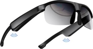 Smart Glasses, Polarized Bluetooth Sunglasses with Speaker, Voice Assistant, Open Ear, UV Protection Outdoor Audio Glass