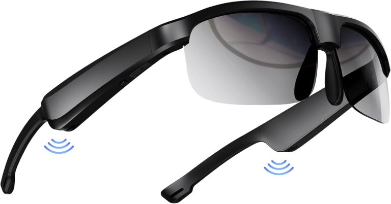 Smart Glasses, Polarized Bluetooth Sunglasses with Speaker, Voice Assistant, Open Ear, UV Protection Outdoor Audio Glass