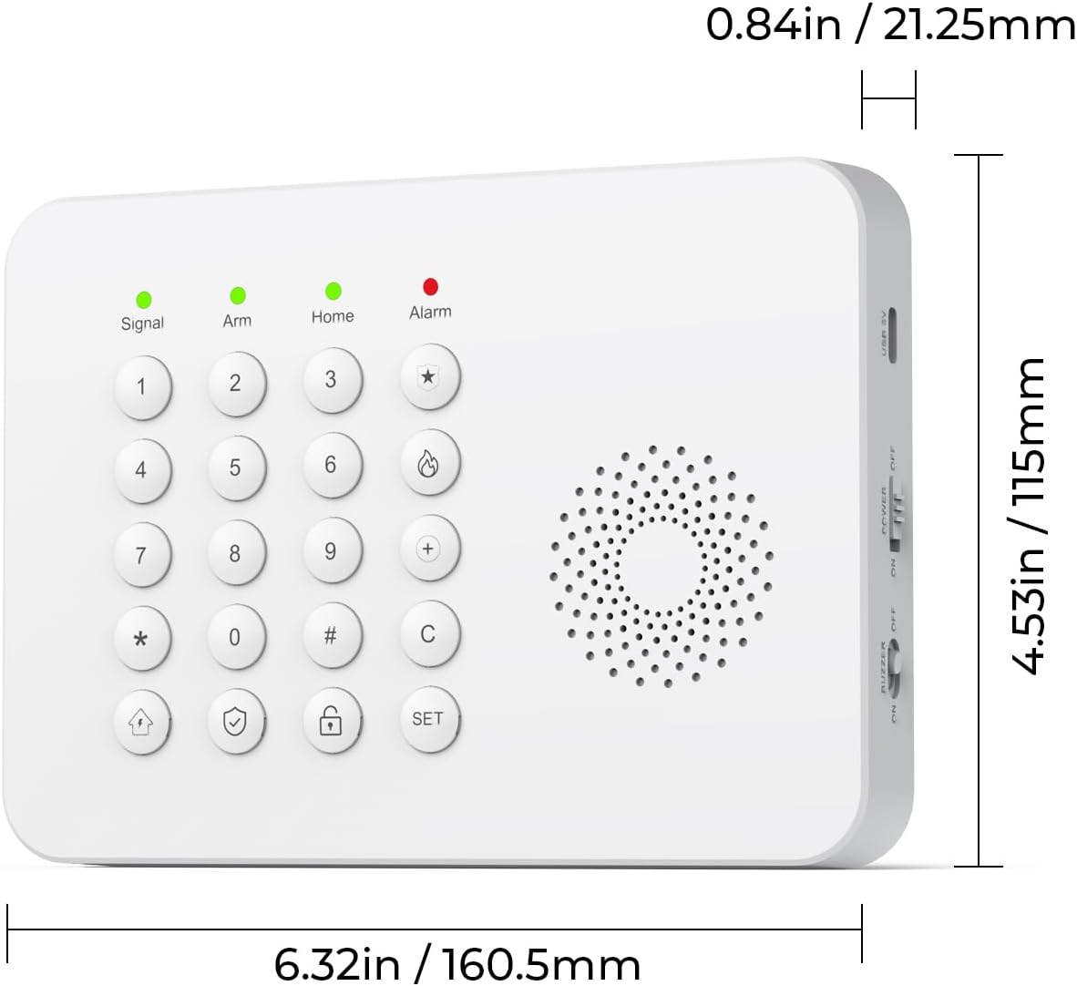 Wireless Smart Home Security System WiFi/4G Home Alarm System with Phone APP Alert | Real-Time Alerts | Voice Control | No Subscription Fees | 24/7 Monitoring | Alexa Compatible – 17 Piece Alarm Kit