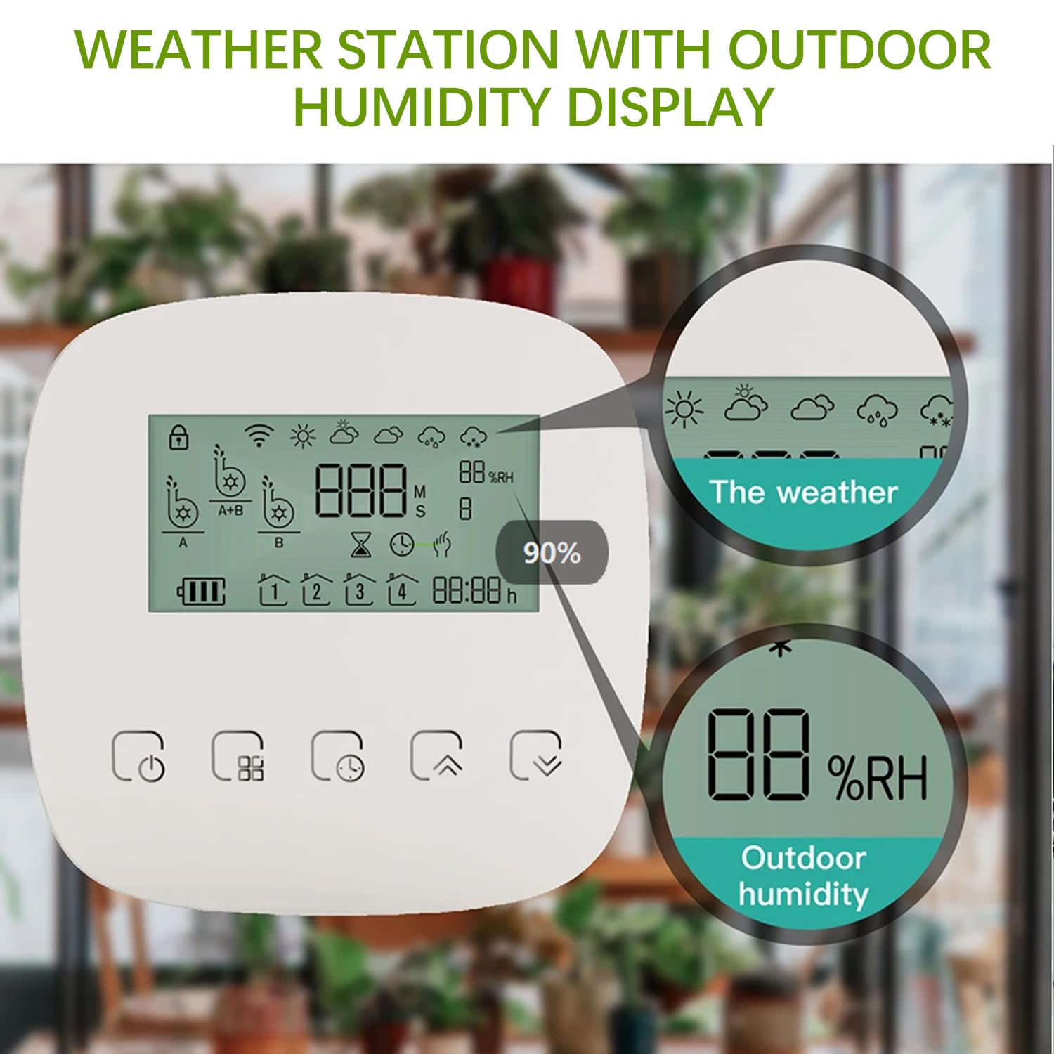 WEILAILANTIAN Drip Irrigation System, 2 Pumps for Zone Watering, Programmable Weekly Timer, 20 Adjustable Drippers & 35FT Tubing, Automatic Garden Watering Kit for Lawn/Greenhouse.44D