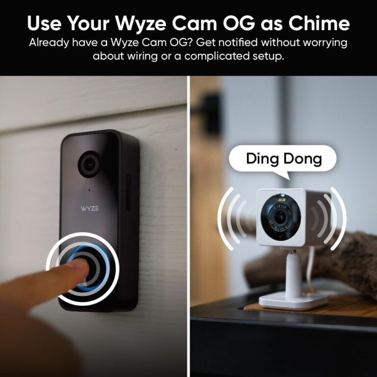 WYZE Doorbell Camera v2, 2K HD Security Video Doorbell with Color Night Vision, 2-Way Audio, IP65 Weather Proof, 24/7 Video Recording*, Package Monitor, Works with Alexa & Google Assistant, Wired